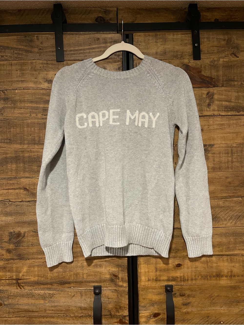 Cape May Grey Knit Pullover Sweater